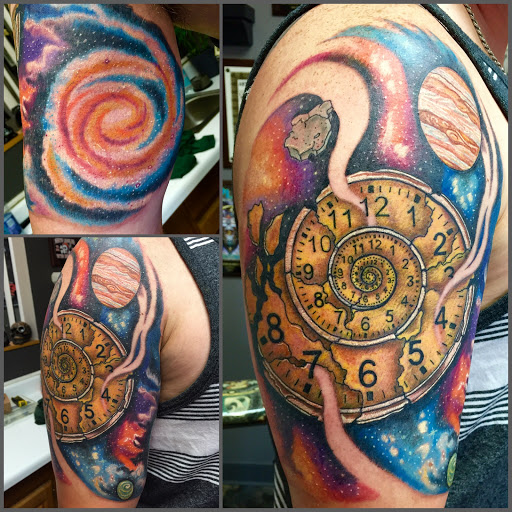 Explore tattoo initials ideas, creative tattoo ideas in Clarksburg, available at Art & Soul Studio Of Tattoo