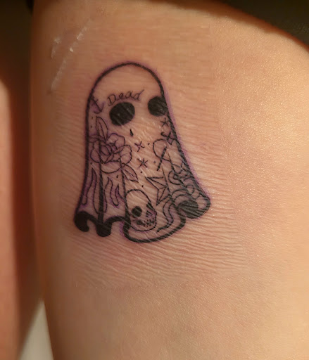 Explore tattoo ideas to cover up a name, creative tattoo ideas in Boston, available at Boston Barber & Tattoo Co.