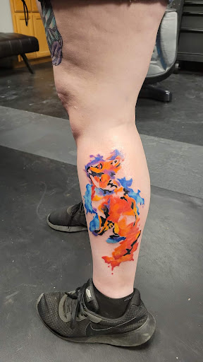 Explore dance tattoo ideas, creative tattoo ideas in Redding, available at Dominant Ink