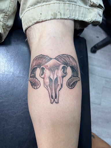 Explore sisyphus tattoo ideas, creative tattoo ideas in Port Aransas, available at SHARK ATTACK TATTOO