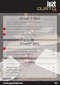 Just Gusto Lab à Legnano carte