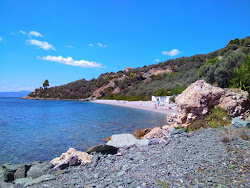 Foto von Ilia wild beach mit geräumige bucht