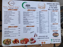 Menu / carte de Amici Pizza & Burger à Rome