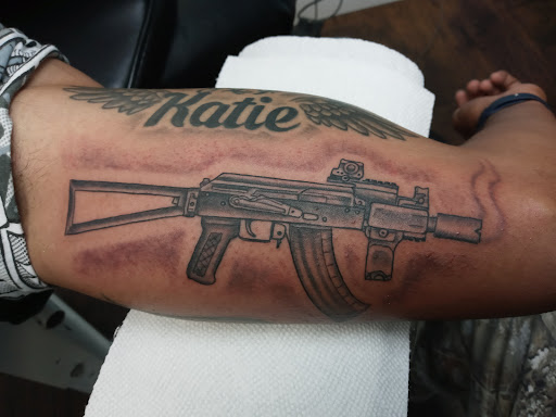 Explore letter b tattoo ideas, creative tattoo ideas in Calhoun, available at Velvet Panther Tattoo and Piercing