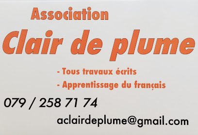 Association Clair de Plume Cours français