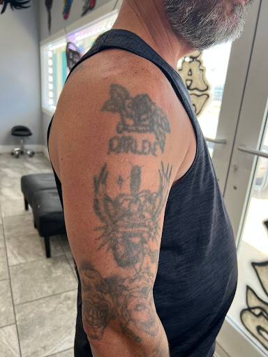 Explore sickle cell tattoo ideas, creative tattoo ideas in Port Aransas, available at Island Ink studio