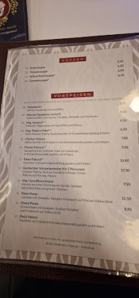 Indian Tandoori House Hofheim à Hofheim menu