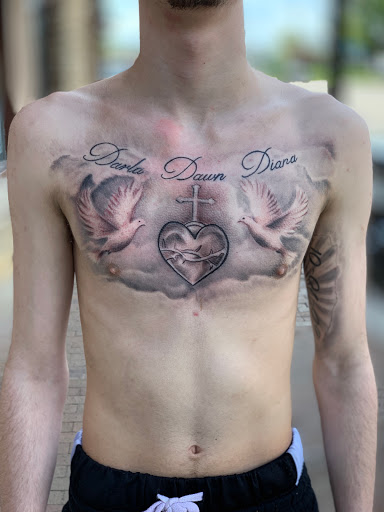 Explore car mechanic tattoo ideas, creative tattoo ideas in Roscoe, available at Elevated Ink Tattoo