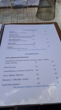 Restaurant Label Braise à Ségoufielle menu