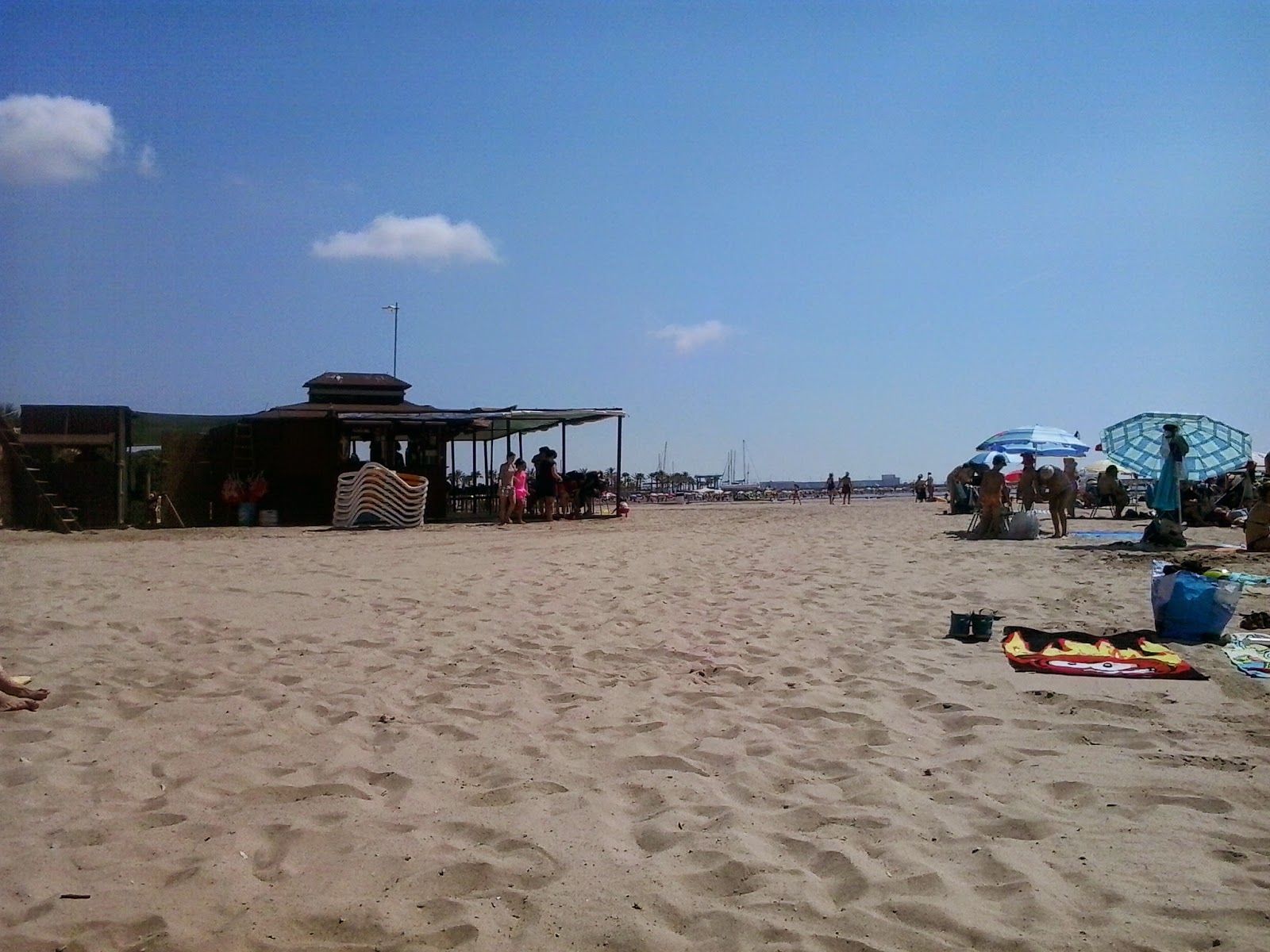 Foto av Platja dels Hortets med rak strand