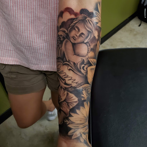 Explore redrum tattoo ideas, creative tattoo ideas in Bakersfield, available at CLASSIC STANDARD TATTOO CO.