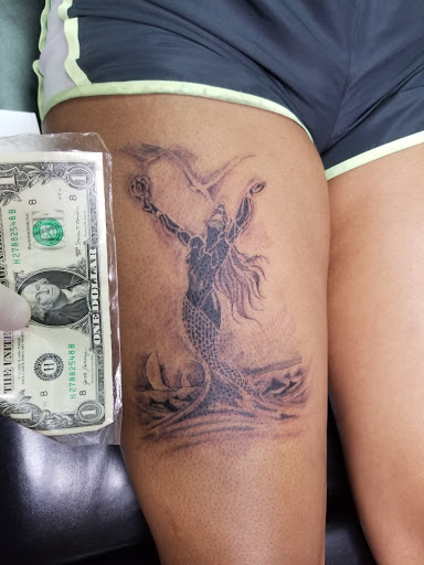 Explore mudkip tattoo idea, creative tattoo ideas in Conway, available at Primal Urge Tattoos