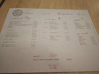 Osteria del Beuc à Cernobbio menu