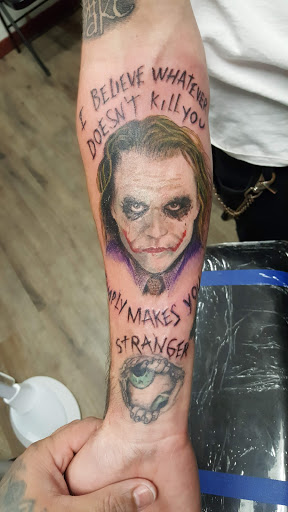 Explore tattoo ideas men arm, creative tattoo ideas in Fresno, available at Happy Client Tattoo