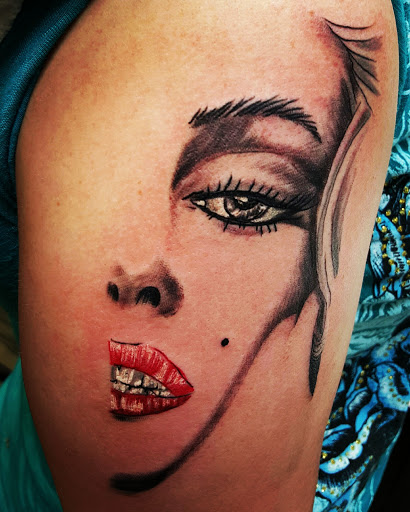 Explore forearm tattoo cover up ideas, creative tattoo ideas in Calera, available at Tattoo Jungle