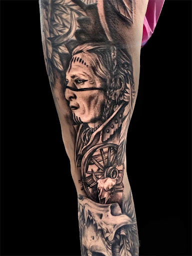 Explore insanity tattoo ideas, creative tattoo ideas in Dallas, available at Refined Ink Tattoo Studio