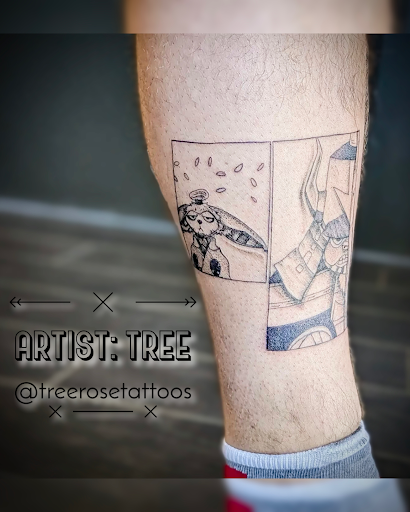 Explore dog paw print tattoo ideas, creative tattoo ideas in Roseville, available at Sacred Arrow Studio