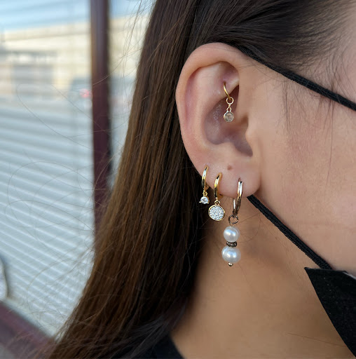 Explore skull rose tattoo ideas, creative tattoo ideas in Broken Arrow, available at Golden Gem Adornments