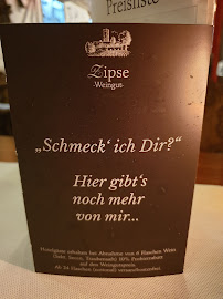 Restaurant Zipse Sinsheim-Weiler à Sinsheim - menu / carte