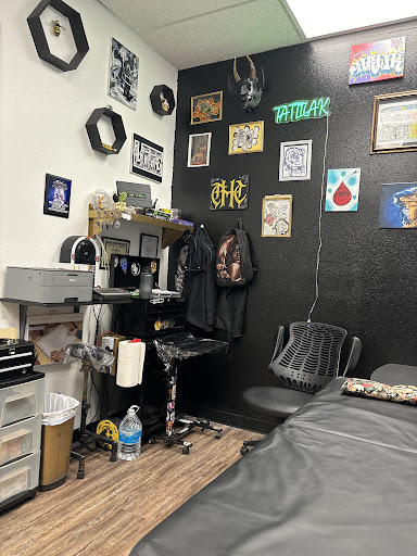 Explore angel forearm tattoo ideas, creative tattoo ideas in El Paso, available at The Hive Collective