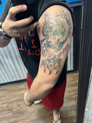 Explore black panther tattoo ideas, creative tattoo ideas in Leesville, available at Integrity Tattoo