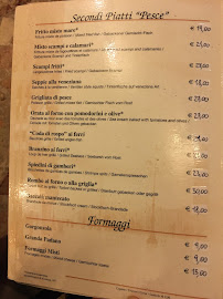 Trattoria Aquila Nera à Venice menu