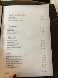 Restaurant de fruits de mer Ristorante Volta della Ginevra à Pesaro (le menu)