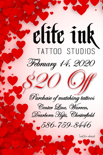 Tattoo Shop «Elite Ink Tattoo Studios», reviews and photos, 8602 N Telegraph Rd, Dearborn Heights, MI 48127, USA
