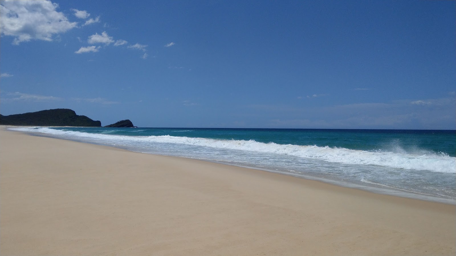 Sandbar Beach的照片 位于自然区域