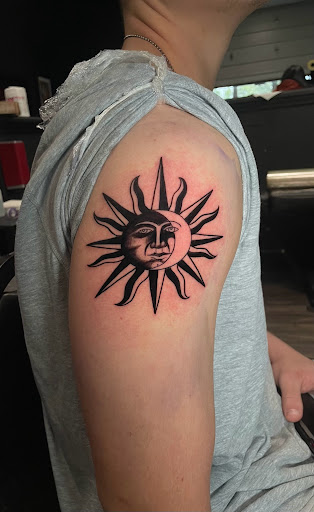 Explore dollar sign tattoo ideas, creative tattoo ideas in Goose Creek, available at Red Kirin Tattoo