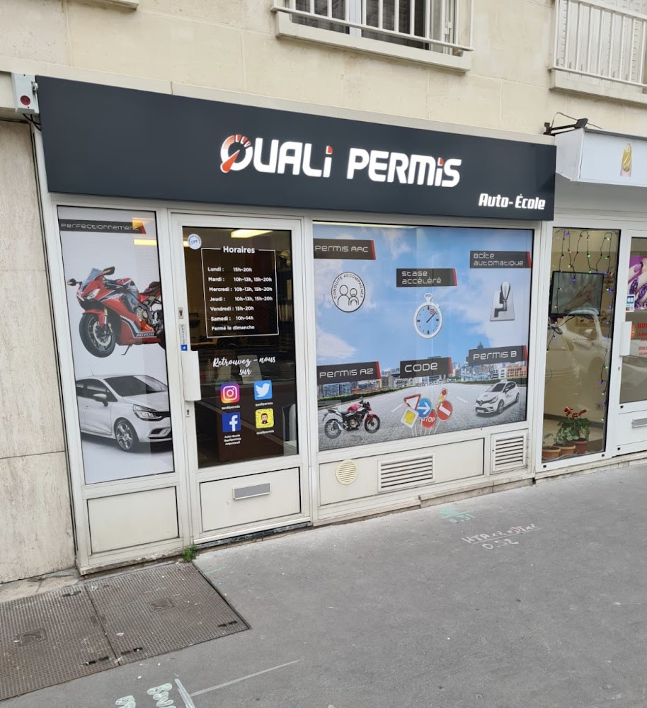 photo de l'auto ecole Auto école Qualipermis Bois-Colombes