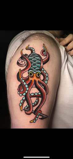 Explore male sleeve tattoo ideas, creative tattoo ideas in Scranton, available at Tried N True Tattoo