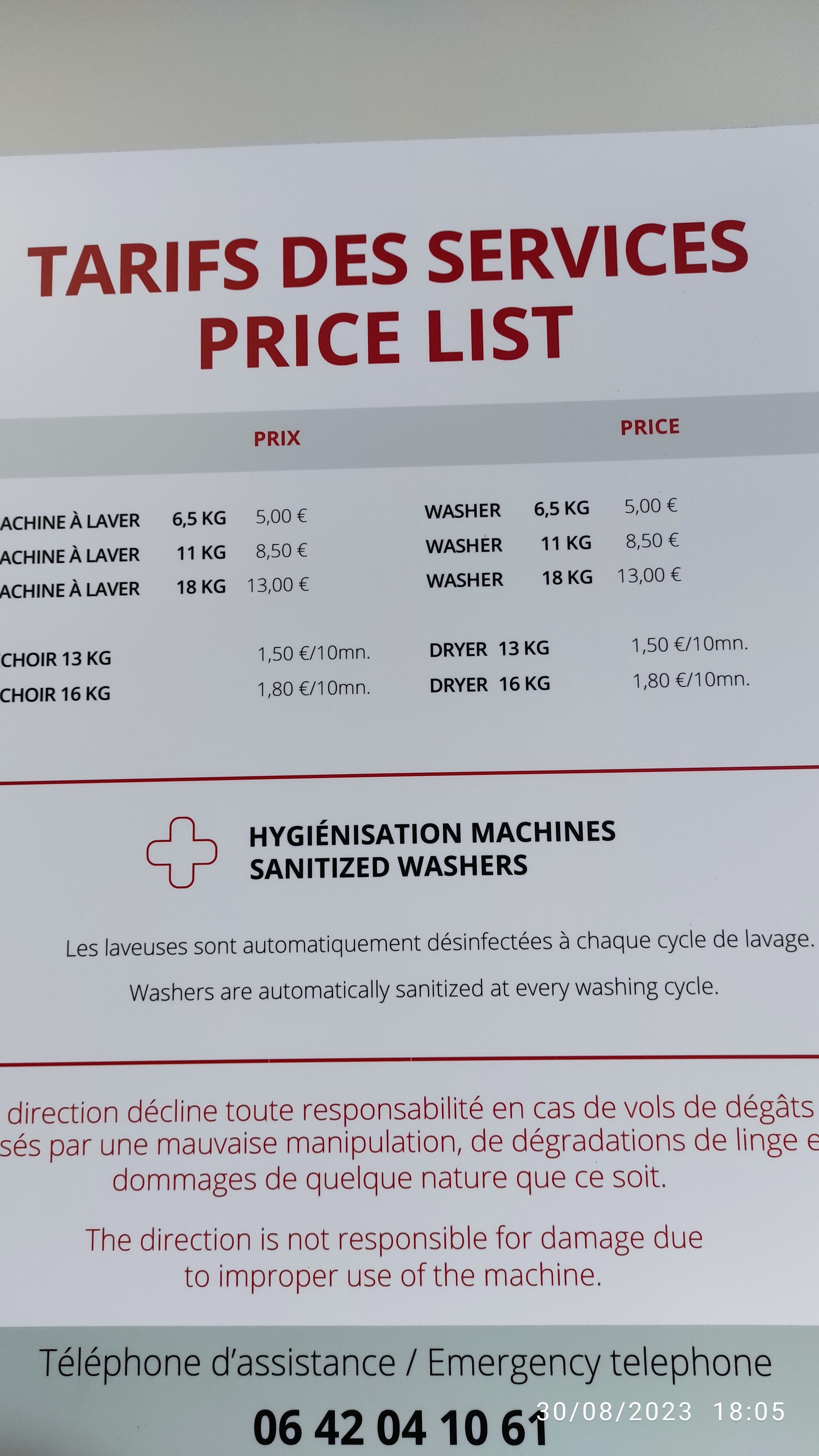 Photo n° 2 de l'avis de Hery.o fait le 31/08/2023 à 04:44