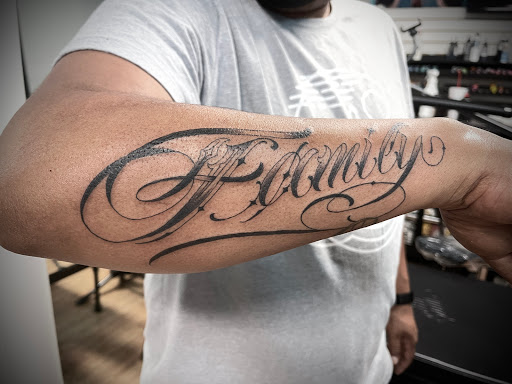 Find letter a tattoo ideas for your next unique tattoo in Council Bluffs at Lil Bros Tattoo