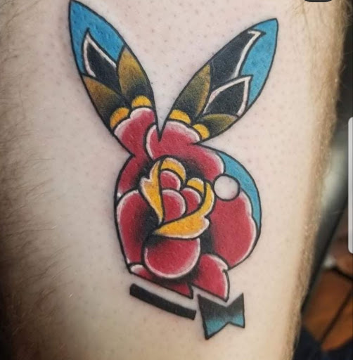 Explore us flag tattoo ideas, creative tattoo ideas in Sarasota, available at SEVEN SINS Tattoo Studio