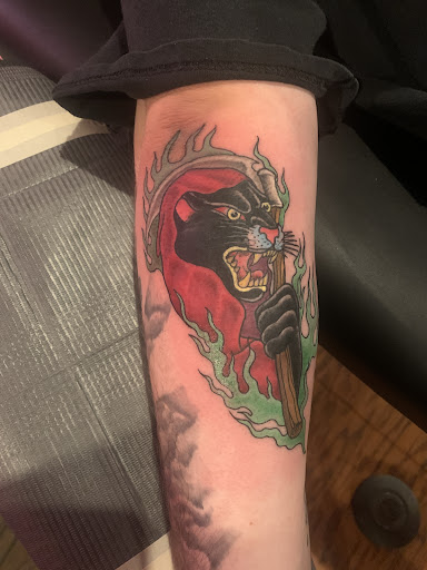 Find black mamba kobe bryant tattoo ideas for your next unique tattoo in Cass City at Wolf Zen Tattoo