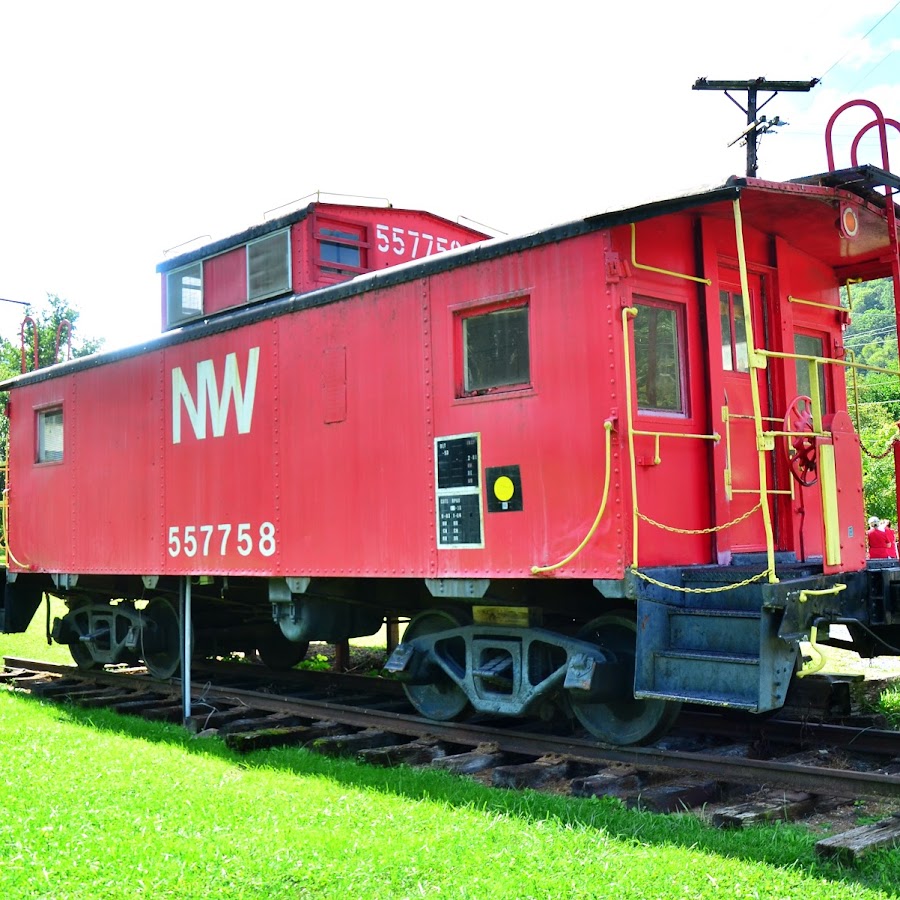 Caboose on trail