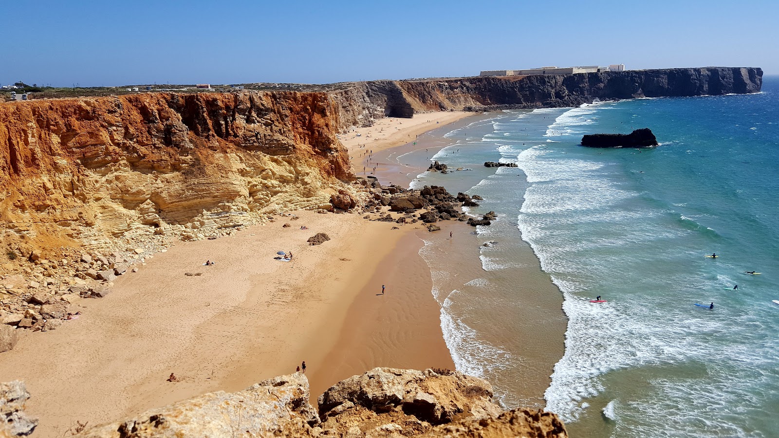 Foto van Praia do Tonel met hoog niveau van netheid