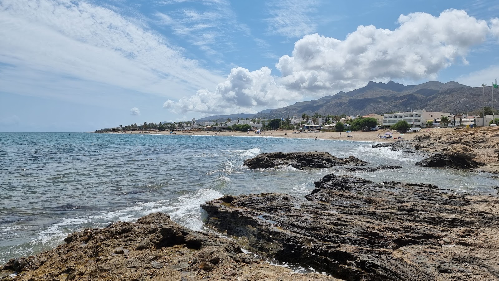 Foto de Playa de Mojacar con muy limpia nivel de limpieza