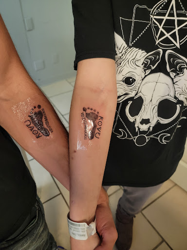 Explore ghost cat tattoo ideas, creative tattoo ideas in Malvern, available at BingBong Ink Limited