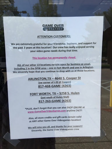 Video Game Store «Game Over Videogames», reviews and photos, 3719 Belt Line Rd, Addison, TX 75001, USA