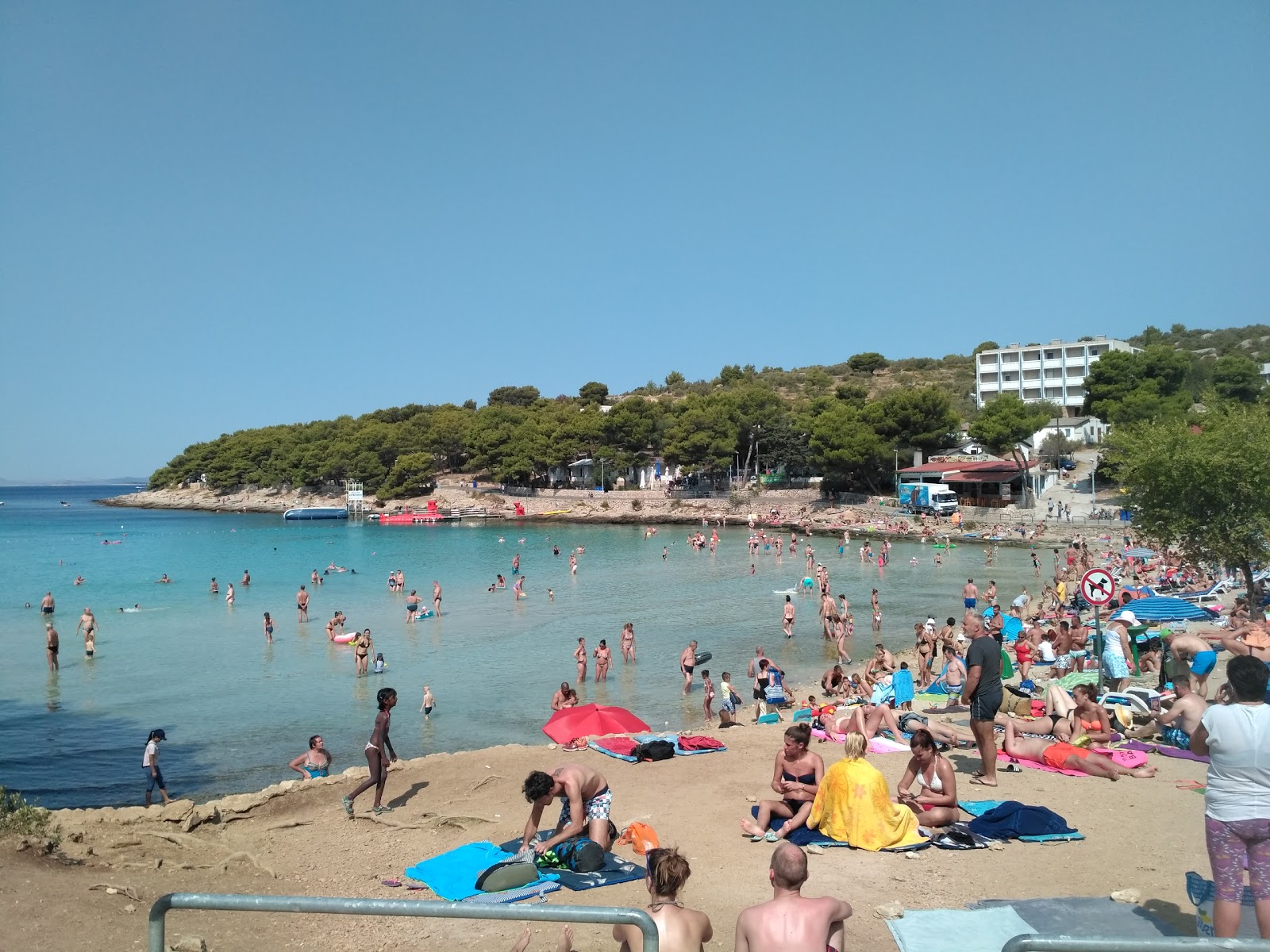 Foto di Slanica beach area del resort sulla spiaggia