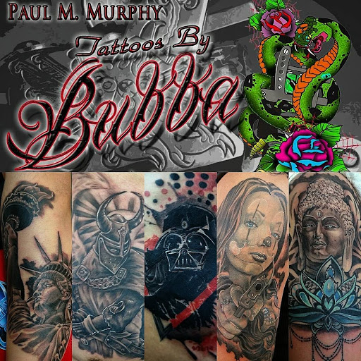 Explore dystopian tattoo ideas, creative tattoo ideas in El Paso, available at House of Pain Tattoo & Body Piercing Studios