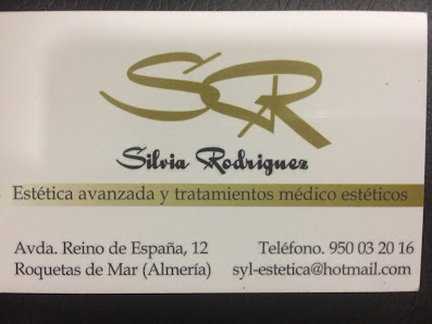 SR Centro Medico - Estético Silvia Rodriguez Av. Reino de España, 12, 04740 Roquetas de Mar, Almería, España