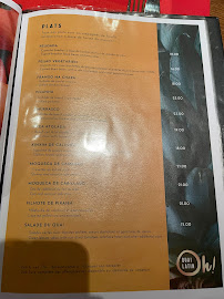 Oh Quai Latin à Paris menu