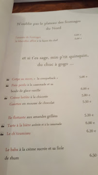Le Bistrot Lillois à Lille menu