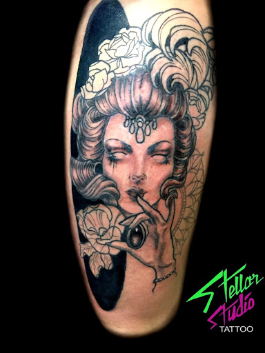 Explore comic book tattoo ideas, creative tattoo ideas in Ilion, available at Stellar Studio Tattoo