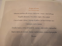 Menu du Leon d'Oro à Pralboino