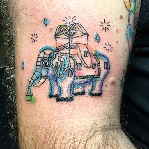 Explore simple bear tattoo ideas, creative tattoo ideas in Coram, available at Asylum Tattoo
