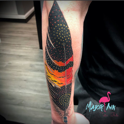Explore japanese leg tattoo ideas, creative tattoo ideas in Hollywood, available at Major Ink Studios
